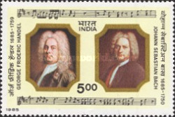 [The 300th Birth Anniversaries of George Frederick Handel and Johann Sebastian Bach (Composers), type AGH]