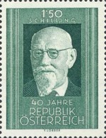 [The 40th Anniversary of the Republic of Austria, type VS]