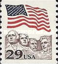 [Flag Over Mount Rushmore, type BUX1]