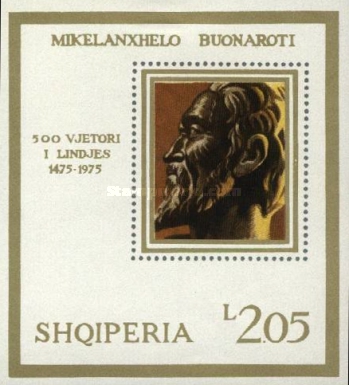 [The 500th Anniversary of the Birth of Michelangelos Buonarroti, type YMX]