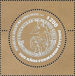 [The 200th Anniversary of the University of Buenos Aires, type EED]