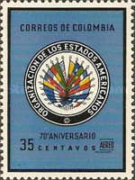 [Airmail - The 70th Anniversary of Organization of American States, type ACQ1]