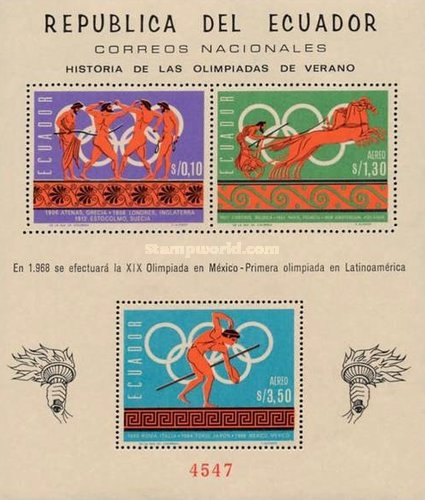 [Airmail - History of the Olympic Games, type ]