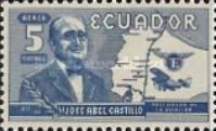 [Airmail - The 100th Anniversary of the Birth of Jose Abel Castillo, Pioneer Aviator, 1854-1941, type ADV]