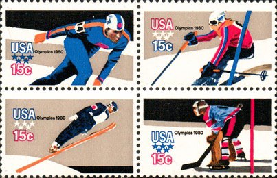 [Olympic Winter Games - Lake Placid, USA - Different Perforation, type ]