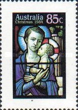[Christmas -  Stained Glass Windows from Australian Churches, type ACJ]