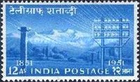 [The 100th Anniversary of Indian Telegraphs, type CI1]