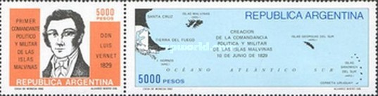 [The 153rd Anniversary of the Political and Military Command for the Malvinas, type AWR]