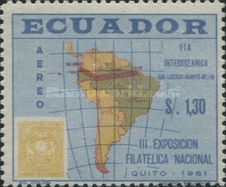 [Airmail - The 3rd International Philatelic Exhibition, Quito, type ALC]
