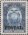 [Overprinted "POSTAL", type AAM]