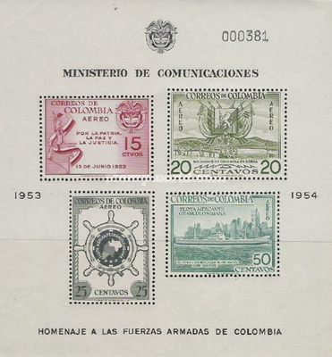 [Airmail - Greater Colombia Merchant Marine Commemoration, type ]