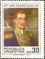 [The 100th Anniversary of the Birth of Admiral Guillermo Brown, type AMU]