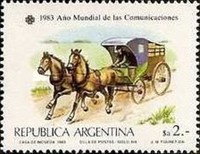[World Communications Year - Mail Transport, type BAF]