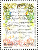[The 100th Anniversary of the Birth of Antonio Francisco da Costa e Silva, 1885-1950, type CDA]