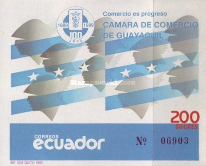 [The 100th Anniversary of Guayaquil Chamber of Commerce, type XZS]