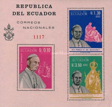 [Airmail - Pope Paul VI, type ]