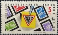 [The 50th Anniversary of the Sao Paulo Philatelic Society, type ASH]