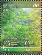 [America Issue - Preserving the Environment - Native Forests of Argentina, type CUN]