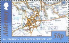 [Alderney and Burhou Map, type VA]