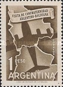 [Argentine-Bolivian Friendship, Inauguration of the Yacuiba-Santa Cruz Railway and Exchange of the Presidential Visits, type PK]