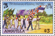 [The 75th Anniversary of the Scouting, type SK]