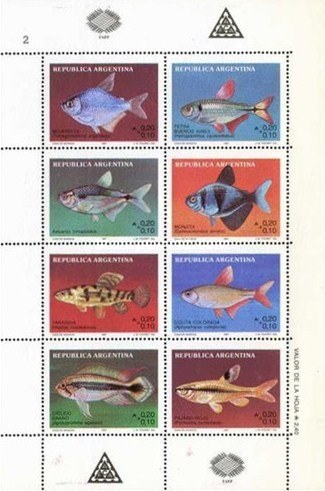 [Argentine Philately - River Fish, type ]