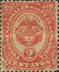 [Coat of Arms - Inscription "CORREOS NACIONALES DE LOS EE. UU. DE COLOMBIA", type AW1]