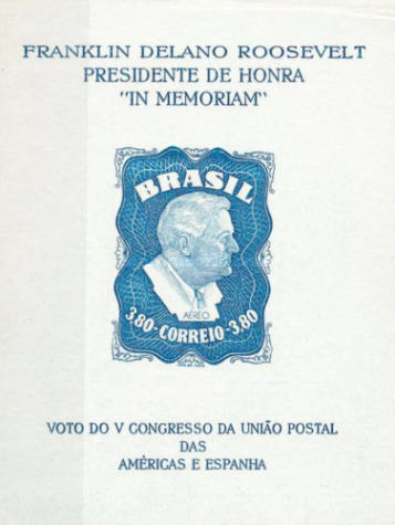[Airmail - Homage to Franklin D. Roosevelt, type ]
