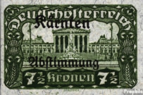 [Overprinted "Kärnten Abstimmung" - Referendum in Carinthia, type BF4]