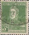[Definitive Issues - General San Martin, without Period after Value, type CW3]