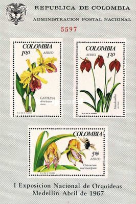 [Airmail - National Orchid Congress and Tropical Flora and Fauna Exhibition, Medellin, type ]