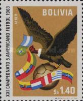 [The 21st South American Football Championships, La Paz, type LR]