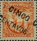 [Coat of Arms Issue of 1896 Surcharged, type AF]