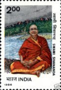 [The 100th Anniversary of the Birth of Swami Sivananda, Spiritual Leader, type AGX]