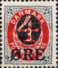 [No. 25B, 25A & 39 Surcharged, type J]
