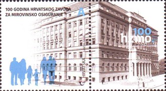 [The 100th Anniversary of Pension Insurance in the Republic of Croatia and The Croatian Pension Insurance Institute, type BCX]