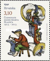 [Lapitch the Little Shoemaker - The 75th Anniversary of the Death of Ivana Brlić Mažuranić, 1874 - 1938, type ALK]