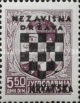 [Yugoslavia Postage Stamps Overprinted in Black - King Peter II, type B8]