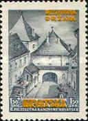 [Yugoslavia Postage Stamps Overprinted in Gold, type D]