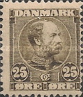 [King Christian IX, 1818-1906 - Horizontal Lines in Background in Oval, type M4]