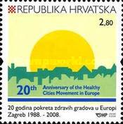 [The 20th Anniversary of the Healthy Cities Movement in Europe - Commercial Stamp, type ADH]