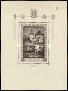 [Croatian Philatelistic Society's Stamp Exhibition at Zagreb, type BJ1]