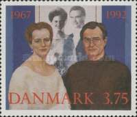 [The 25th Weeding Anniversary of Queen Margrethe II and Prince Henrik, type VY]