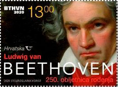 [The 250th Anniversary of the Birth of Ludwig van Beethoven, 1770-1827, type AZX]
