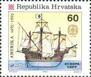 [EUROPA Stamps - The 500th Anniversary of the Discovery of America, type DS]