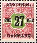 [Newspaper Postage Due Stamps Surcharged, type W11]