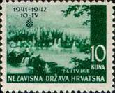[No. 52, 55 and 60 Overprinted in Black and in New Colors, type T1]