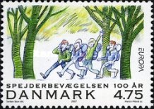 [The 100th Anniversary of the Danish Scouts, type ALK]