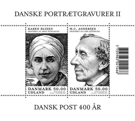 [The 400th Anniversary of the Danish Postal Office - Portrait Engravings, type ]