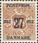 [Newspaper Postage Due Stamps Surcharged, type W9]